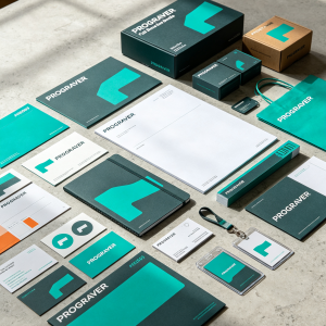 Full Digital Brand Identity Design Bundle (25 Digital Assets Pack)